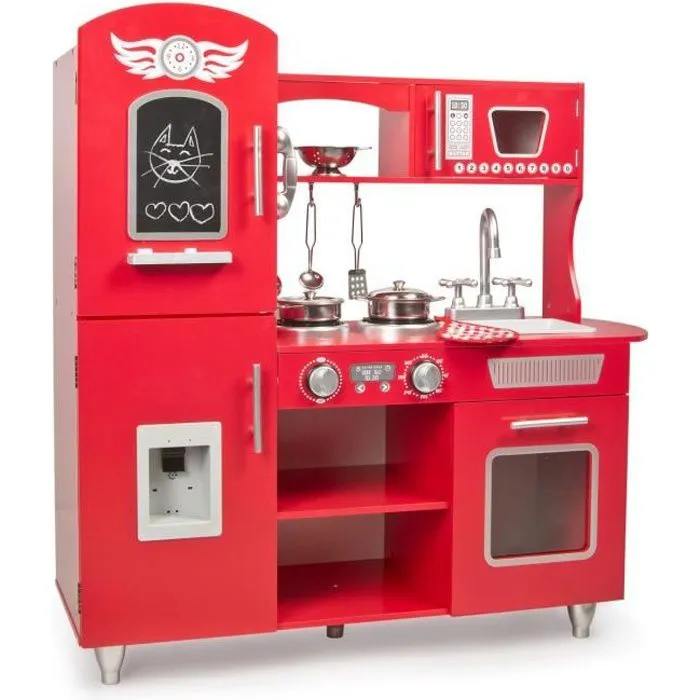 Grand Rouge Cuisine en Bois Big Red-0
