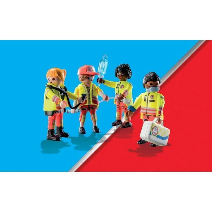 PLAYMOBIL - 71244 - City Action Les Secouristes - Equipe de secouristes-3