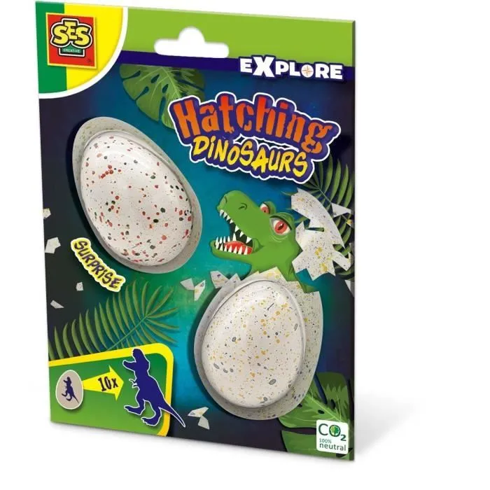 SES CREATIVE - Dinosaures prêts à éclore - 2 Œufs surprise-0