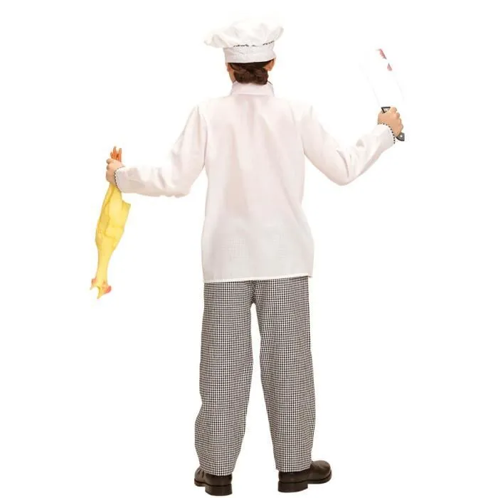 Déguisement Cuisinier Enfant Fille - WIDMANN - 3 pièces - Intérieur-1