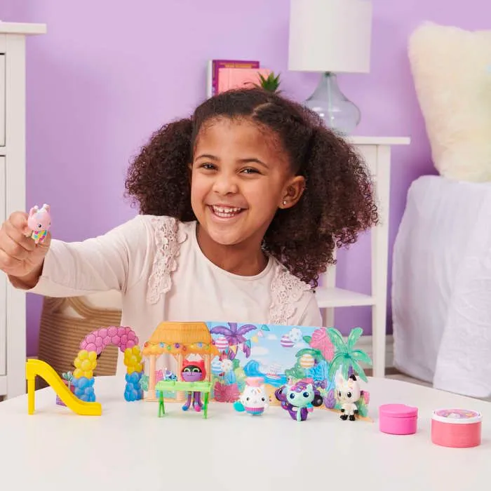 Gabby's Dollhouse Birthday Kit Pando Paws figurines + accessoires-2