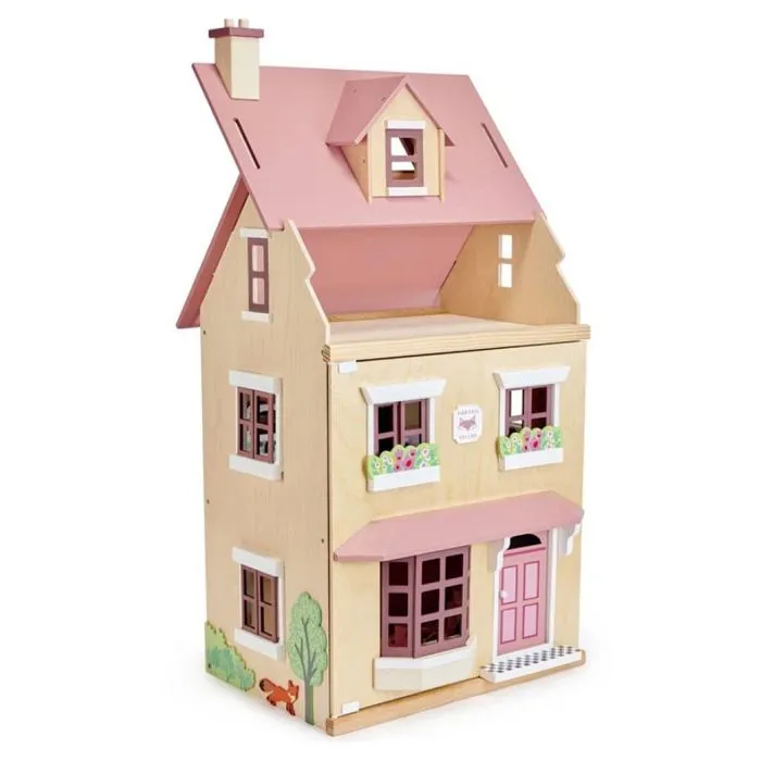 Maison de poupées - Tender Leaf - Villa Foxtail - Bois - 44x37x71cm - Meubles inclus-1