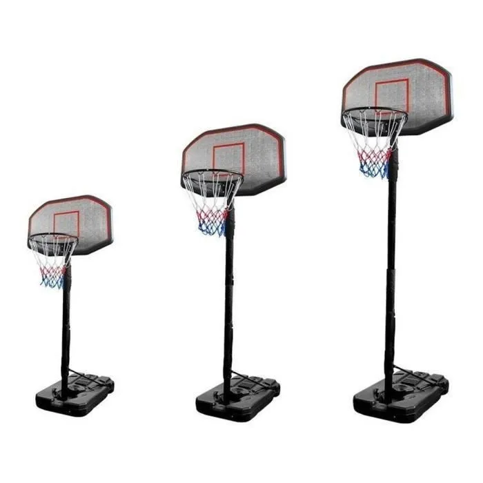 Ensemble Panier Basket-Ball - Zestaw - Réglable 200-300 cm - Acier - Mixte - Usage Régulier-1