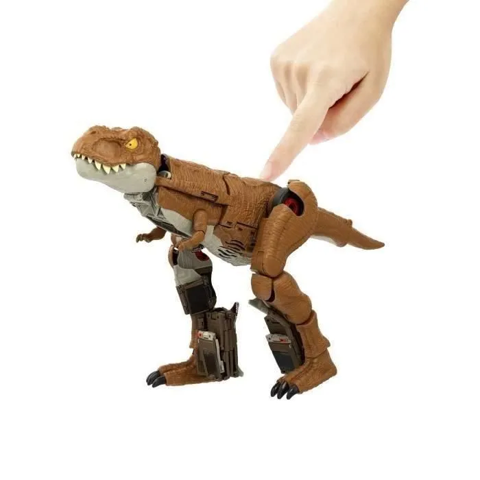 Jurassic World-Course-poursuite rugissante-Tyrannosaure et camion HPD38-6