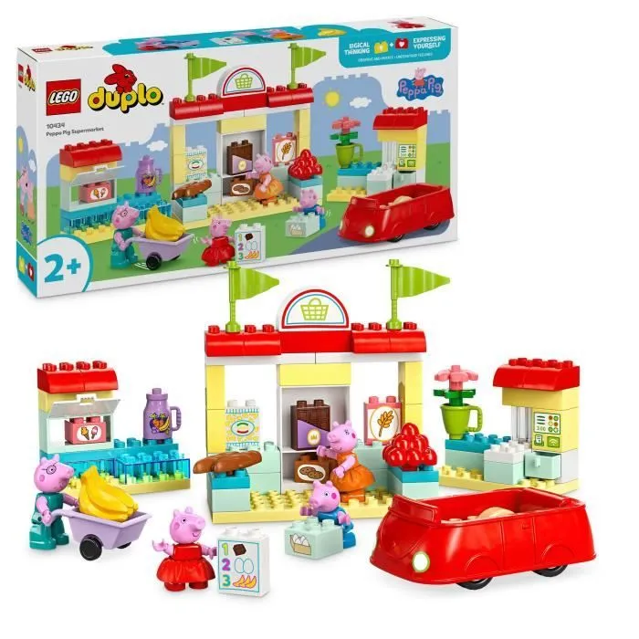 LEGO® DUPLO® 10434 Le Supermarché de Peppa Pig - Jouet Enfants 2 Ans-0