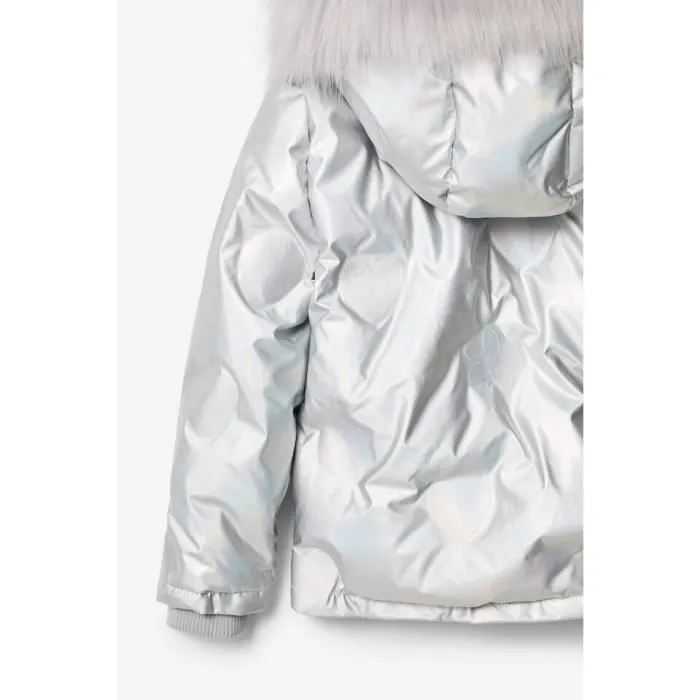 Blouson fille Desigual Tierra - gris - 3/4 ans-3