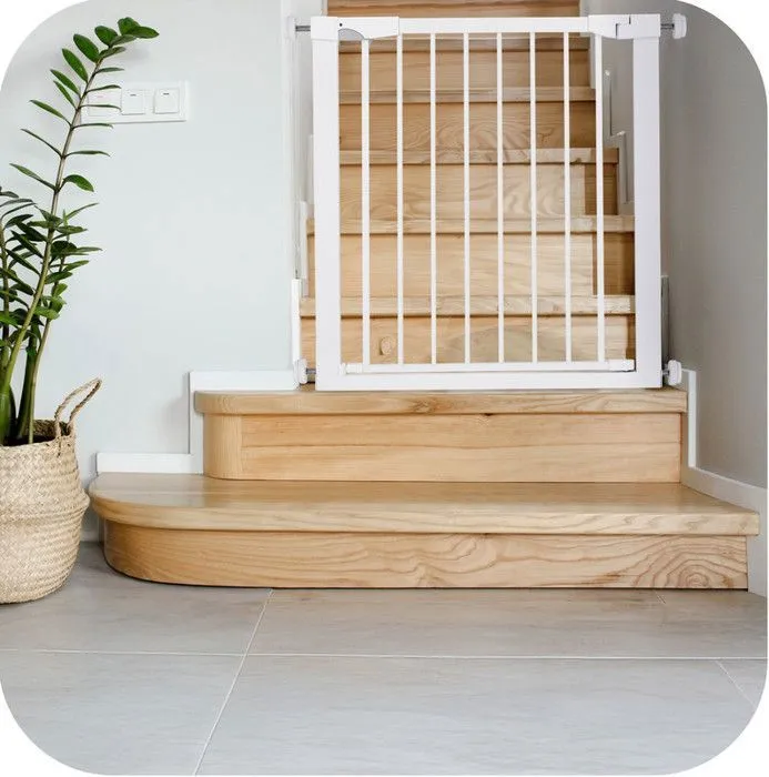 MoMi PAXI PLUS – Barrière de sécurité – Barrière escalier pour enfant 75-82cm (max 103cm) - Installation Facile sans Vis – Noir-3