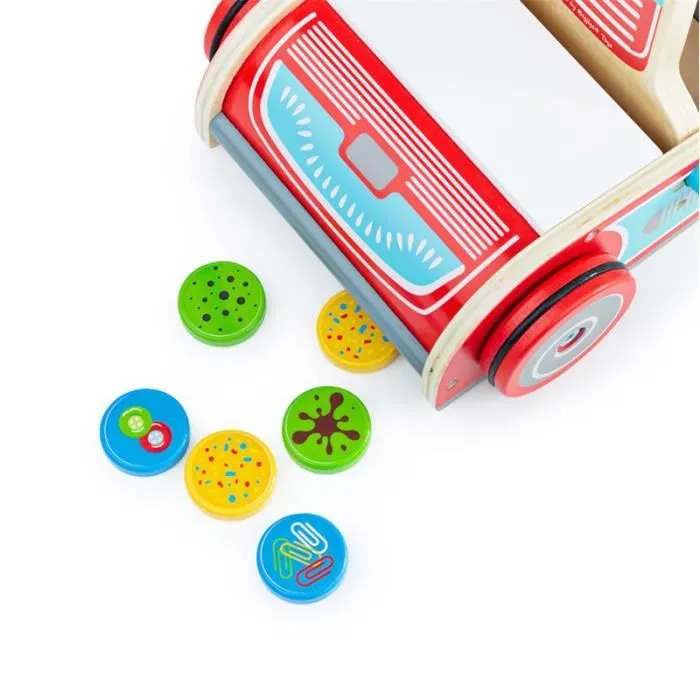 Aspirateur jouet en bois - BIGJIGS - Jouets par univers - Jeux d'imitation-1