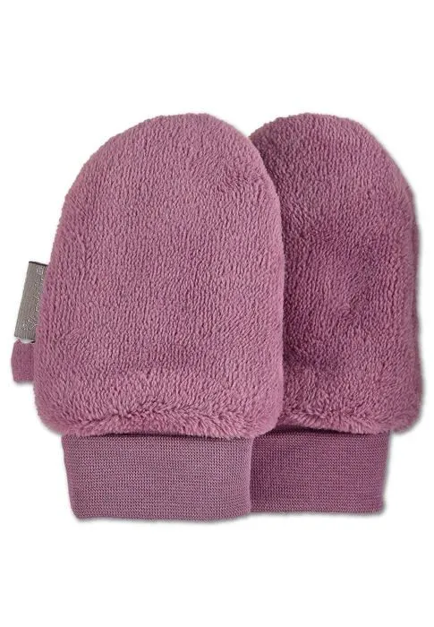 Gants poussette - moufles poussette - protege-mains poussette Sterntaler - 4301401 - Faustling Flausch Gant Bebe Fille-0