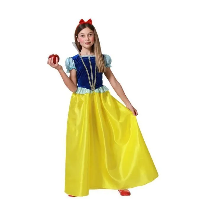 Déguisement Princesse des Neiges - ATOSA - 10-12 ans - Multicolor - Robe et bandeau - La Reine des Neiges-0
