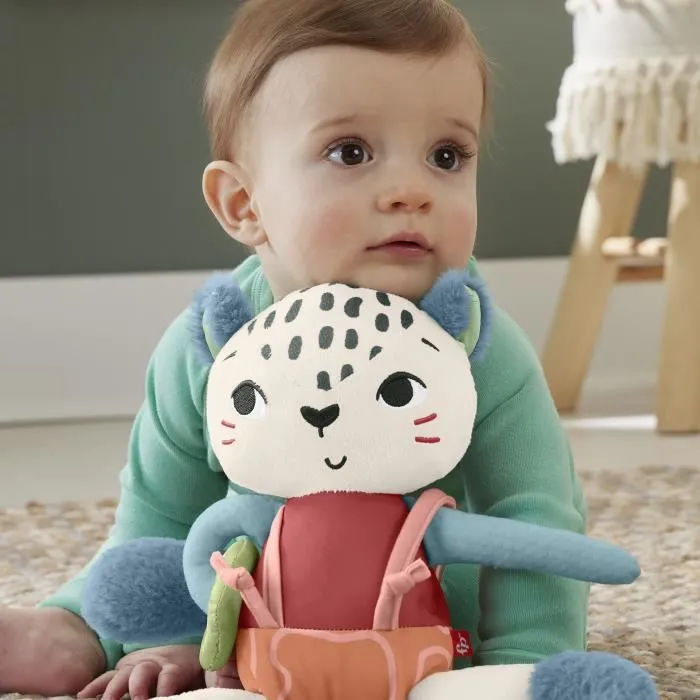 Fisher-Price-Uncia, mon Léopard des Neiges-Jouet d’éveil pour bébé HKD64-1