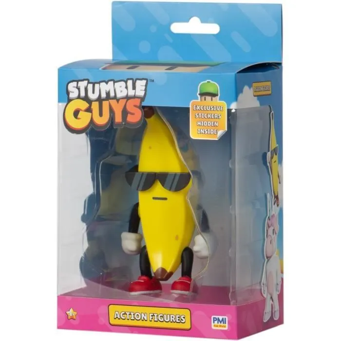 BANDAI - Stumble Guys - Figurine 11 cm - Banana Guy-0