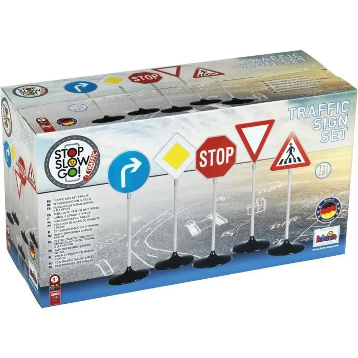 Set de 5 panneaux de signalisation routière pour enfant - KLEIN - 2980-1