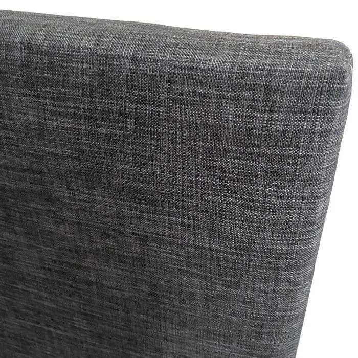 Lit DUBLIN 140x200 + 1 sommier / Gris foncé-4