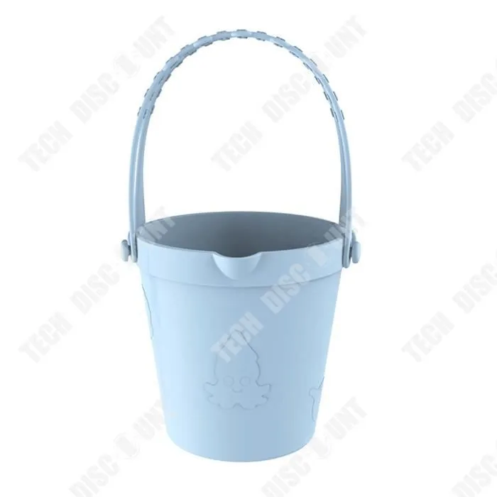 TD® Jouets de plage en Silicone pour enfants créatifs bord de mer Parent-enfant jouant à l'eau creuser plage seau pelle série Marine-3