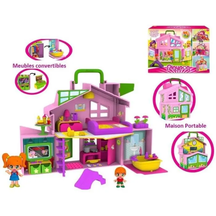 Pinypon - Maison Portable Rose - PNY20-0