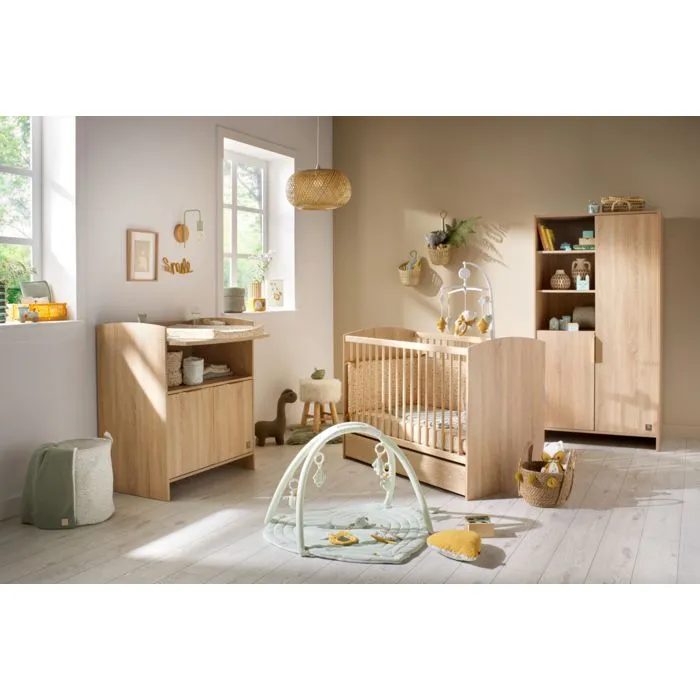 Lit bébé 120 x 60 avec têtes d-2