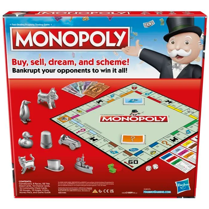 Jeu de societe - jeu de plateau Monopoly-1