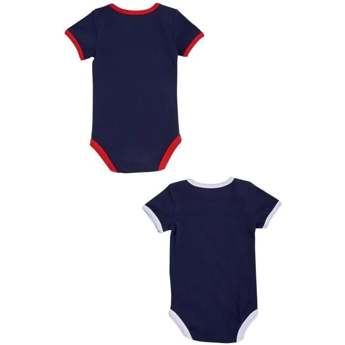 2 x body bébé garçon PSG - Collection officielle PARIS SAINT GERMAIN-1