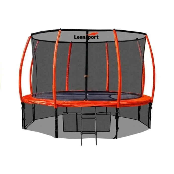 Lit élastique - Trampoline Sport Best, Diamètre 244 cm, Rouge-0