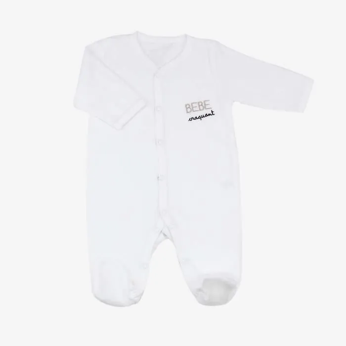 Trousseau de naissance bébé en velours et coton-2