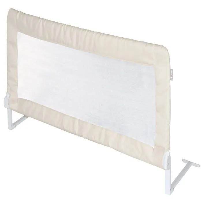 Barrière de Lit Enfant et Bébé ROBA Klipp-Klapp Antichute et Pliable - 100 cm - Beige-0