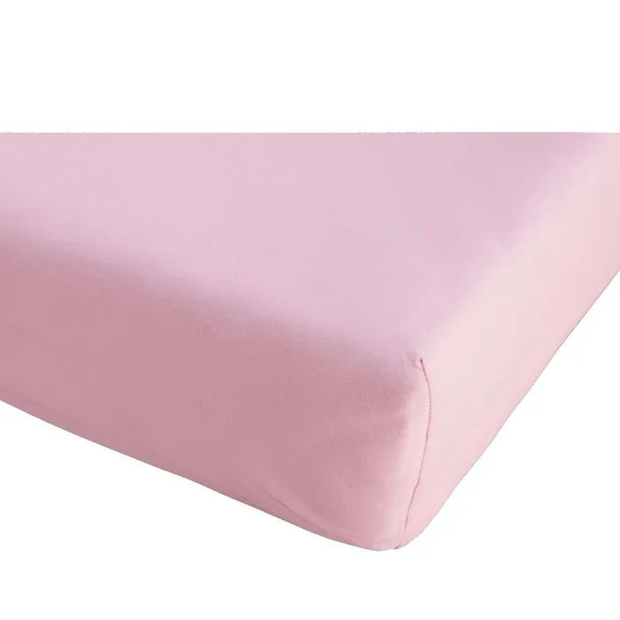 Drap housse 60/120cm rose LES CHATOUNETS-2