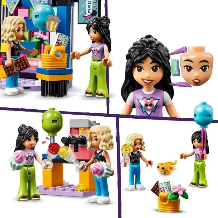 LEGO® 42610 Friends Le Karaoké, Jouet Musical avec Poupées et Figurines Liann et Nova et un Gecko-3