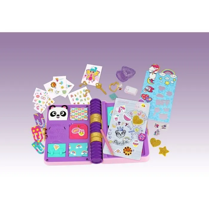 Journal à Secrets - Funlockets - Édition Pailletée - Plus de 30 surprises - Pour enfants à partir de 6 ans-6