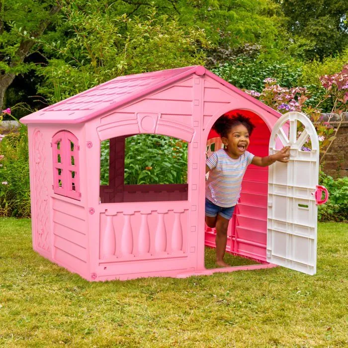 Maisonnette plastique Barbe à Papa palplay 140 x 111 x 115 cm-3