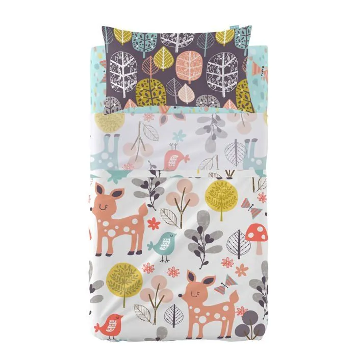 Parure de lit 2 pièces Woodland 100x130 cm (Berceau)-1