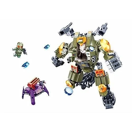 Robot d'assaut - SLUBAN - Dire Wolf - Compatible - Instructions en couleur - À monter soi-même-0