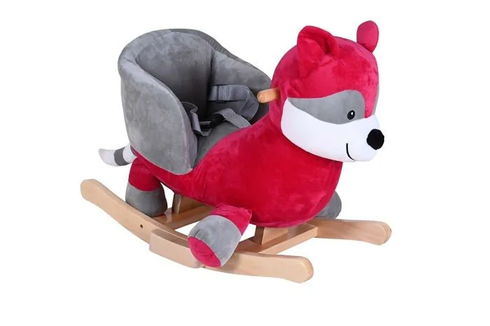 Jouet a bascule Knorrtoys - 40621 - .COM- Balancoire Raton Laveur, , Rouge fonce-1