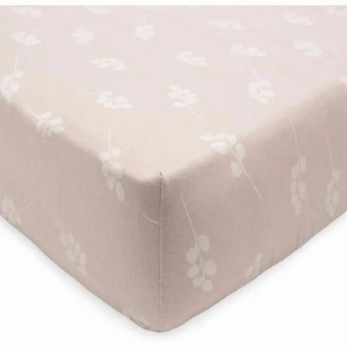 Drap-housse Jersey Twig Rose Sauvage - 60 x 120 cm - Jollein - Lit bébé-2