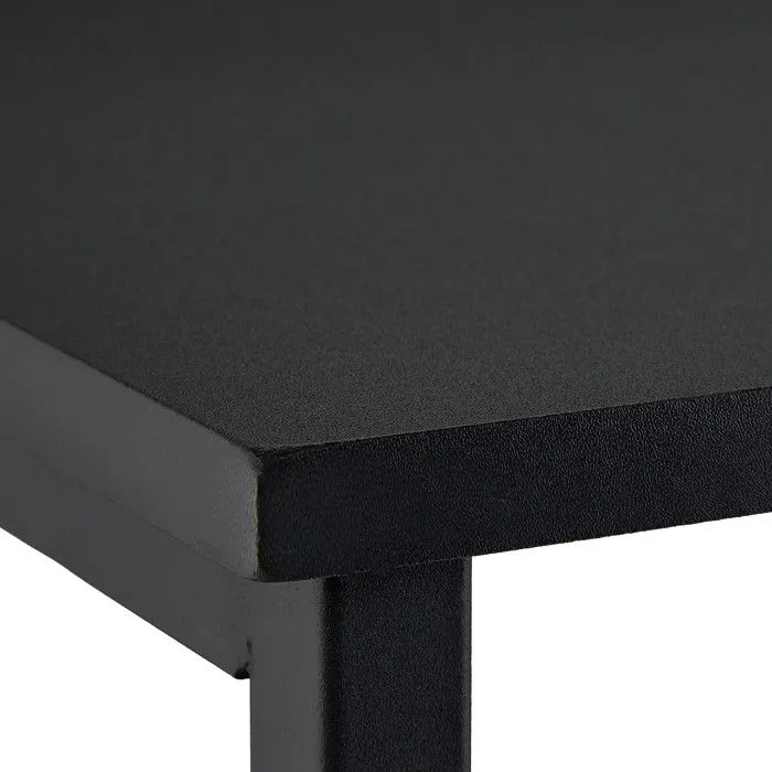 Relaxdays Petite table de travail HxlxP 75x60x40 cm; meuble compact pour ordinateur, pour lap top; MDF et métal, noir-5