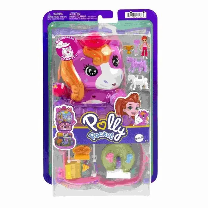 Polly Pocket-Coffret Poney Rodéo-Jouet De Voyage - 4 ans+- JCR39-5