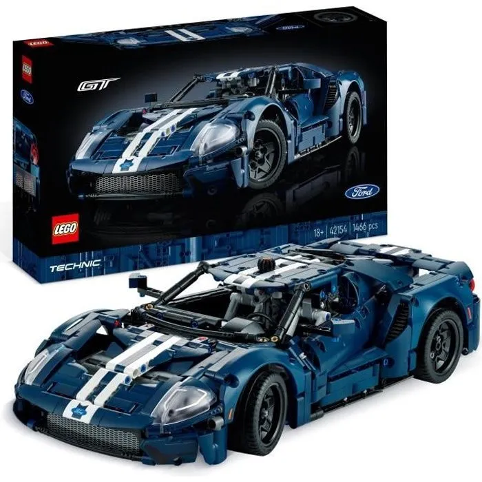 LEGO® Technic 42154 Ford GT 2022, Maquette de Voiture pour Adultes, Échelle 1:12, Niveau Avancé-0