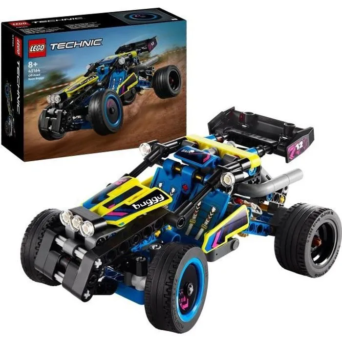 LEGO® 42164 Technic Le Buggy Tout-Terrain de Course, Véhicule de Rallye, Jouet de Construction de Voiture de Course-0