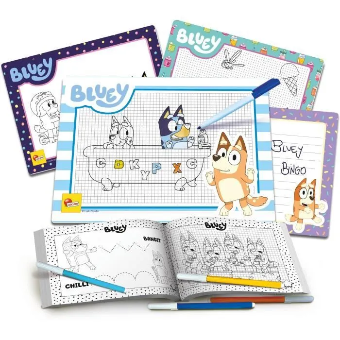 Ecole de dessin - Bluey drawing school - Kit complet pour apprendre à dessiner - LISCIANI-3