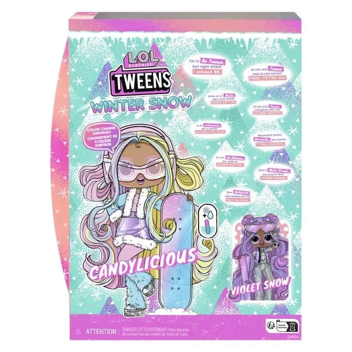 L.O.L. Surprise Poupée Tweens Winter Snow - Candylicious - Dès 4 ans-4