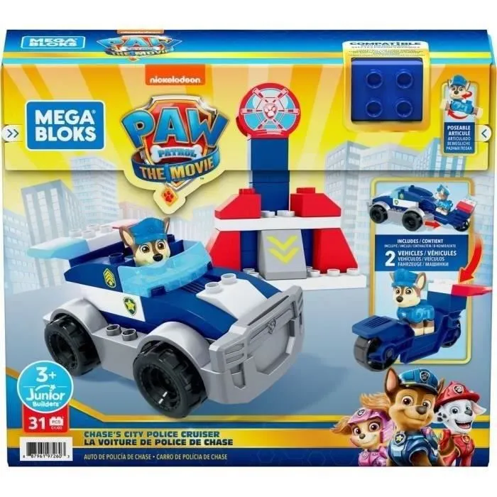 Mega Bloks - Coffret Police Pat' Patrouille - Briques de construction - Dès 3 ans-5