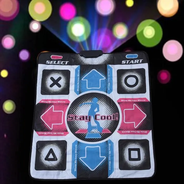 USB Danse Tapis de Dance Étui Pad non-Glissant Pour PC TV Av Vidéo Ménage Jeu T-2