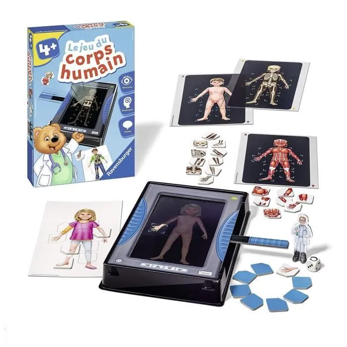 Le jeu du corps humain - Jeu éducatif - Découverte du corps humain - Ravensburger - Dès 4 ans-1