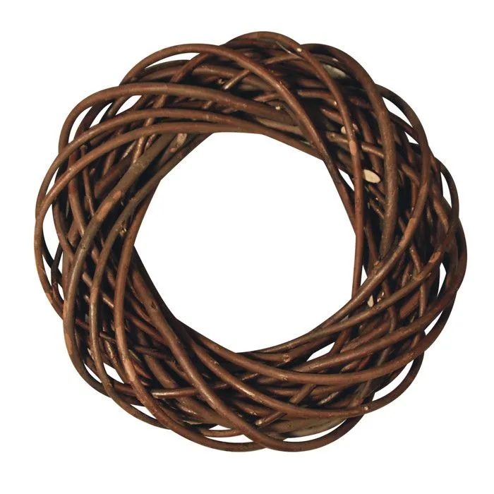Couronne en osier Non pelée 30cm H7cm-0