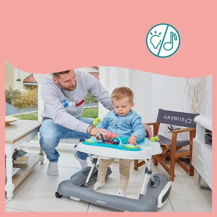 Babymoov Trotteur Pousseur Bébé 5 en 1 - Réglable en Hauteur - Pliable - Dès 6 mois-3