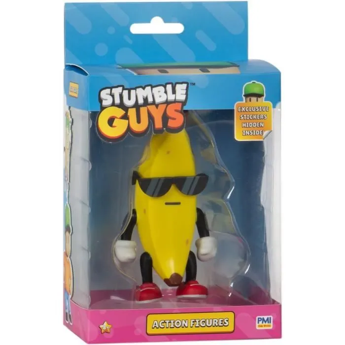 BANDAI - Stumble Guys - Figurine 11 cm - Banana Guy-1