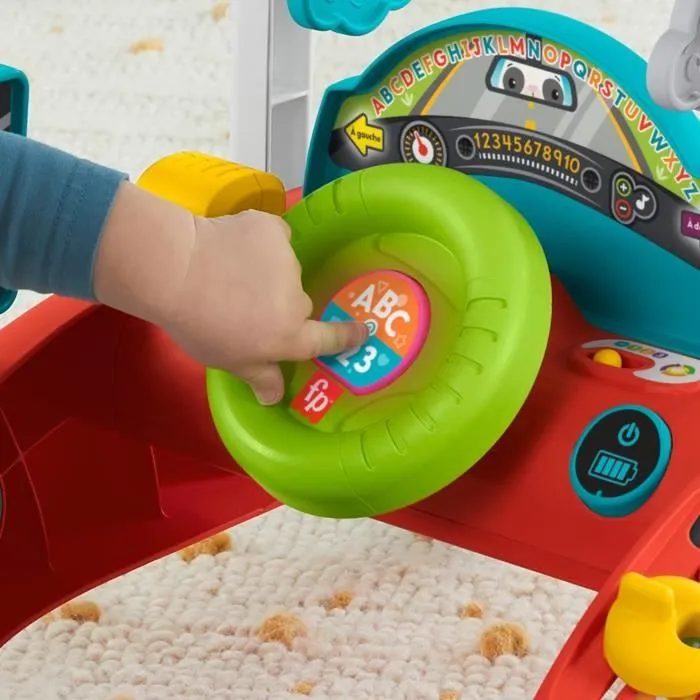 Fisher-Price-Trotteur à 2 côtés Rythme Stable et Régulier HJP43-2