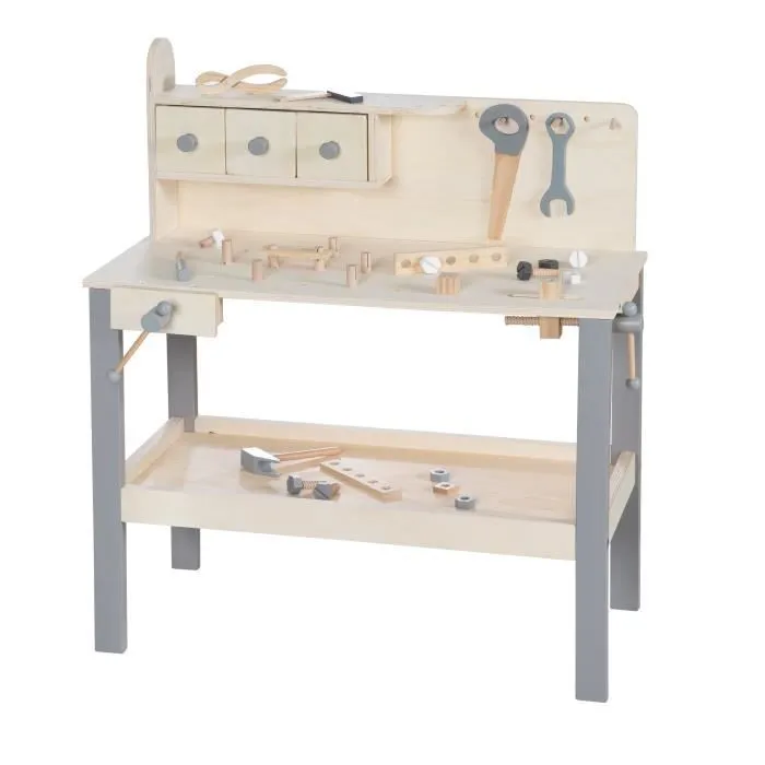 Établi pour Enfant en Bois - ROBA - Atelier de Bricolage-2