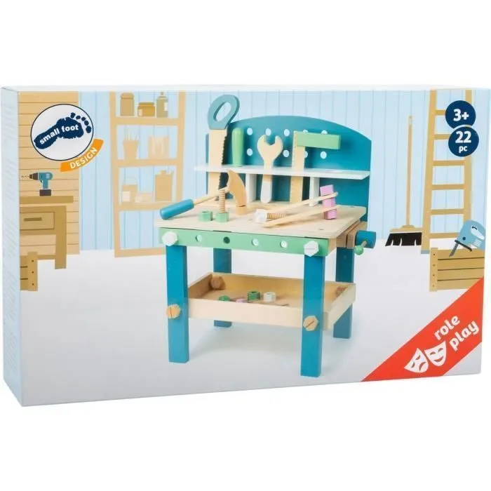 Etabli en bois compact Nordique - Bricolage pour enfant-0