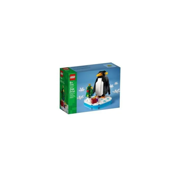 Lego - LEGO - 40498 - Pingouin de Noël - 244 pièces - Décoration festive-0